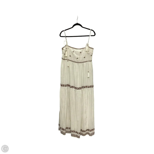 Dress Casual Maxi By American Eagle In Cream, Size: Xl