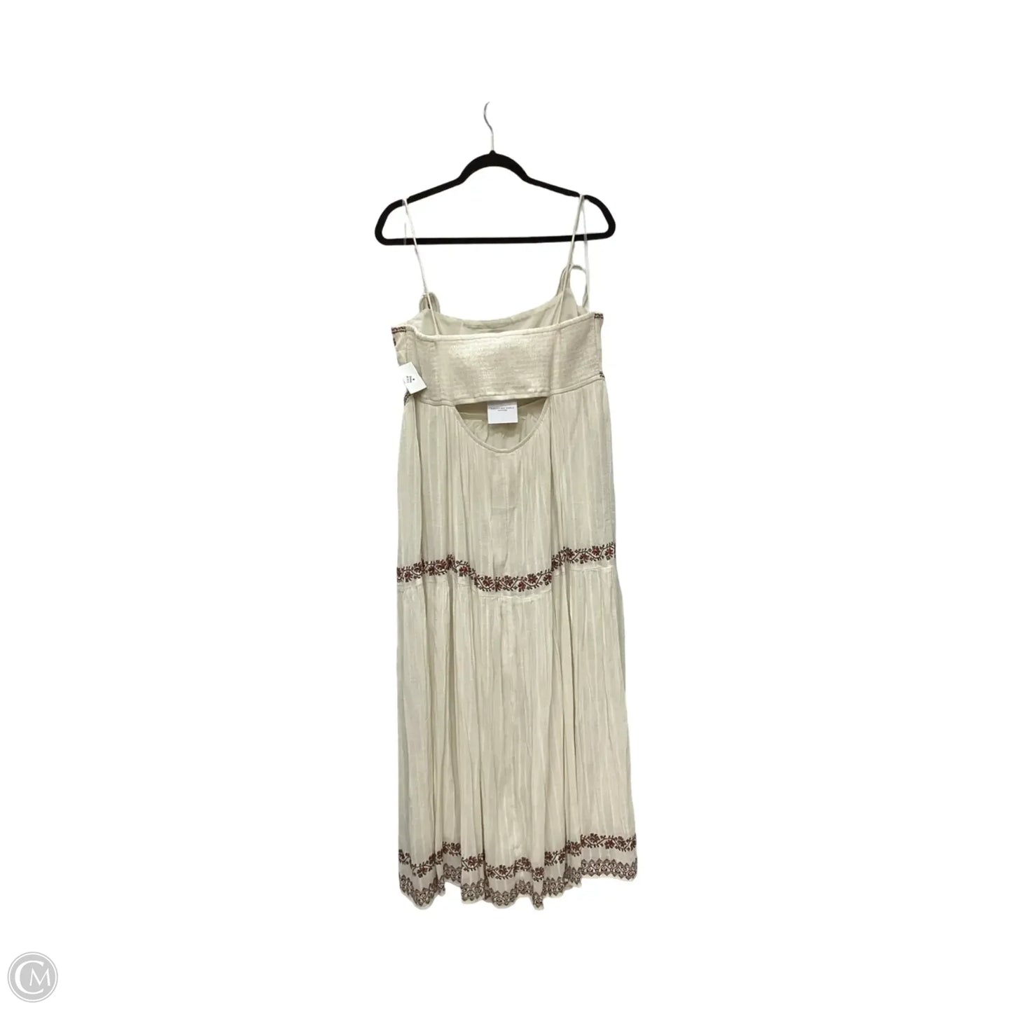 Dress Casual Maxi By American Eagle In Cream, Size: Xl