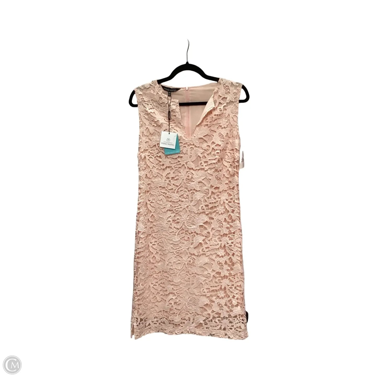 Dress Party Midi By Ming Wang In Pink, Size: Xxs