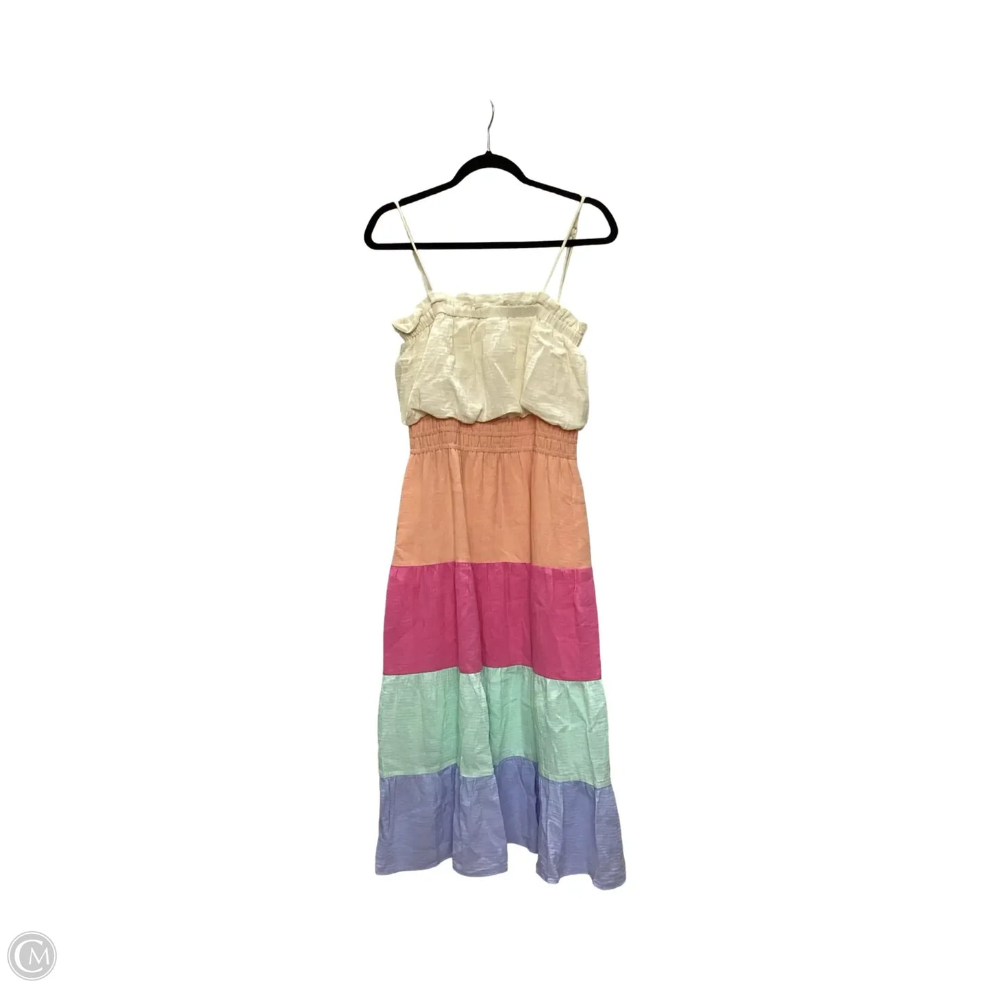 Dress Casual Maxi By Clothes Mentor In Cream, Size: M