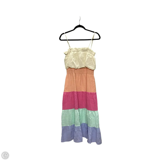Dress Casual Maxi By Clothes Mentor In Cream, Size: M