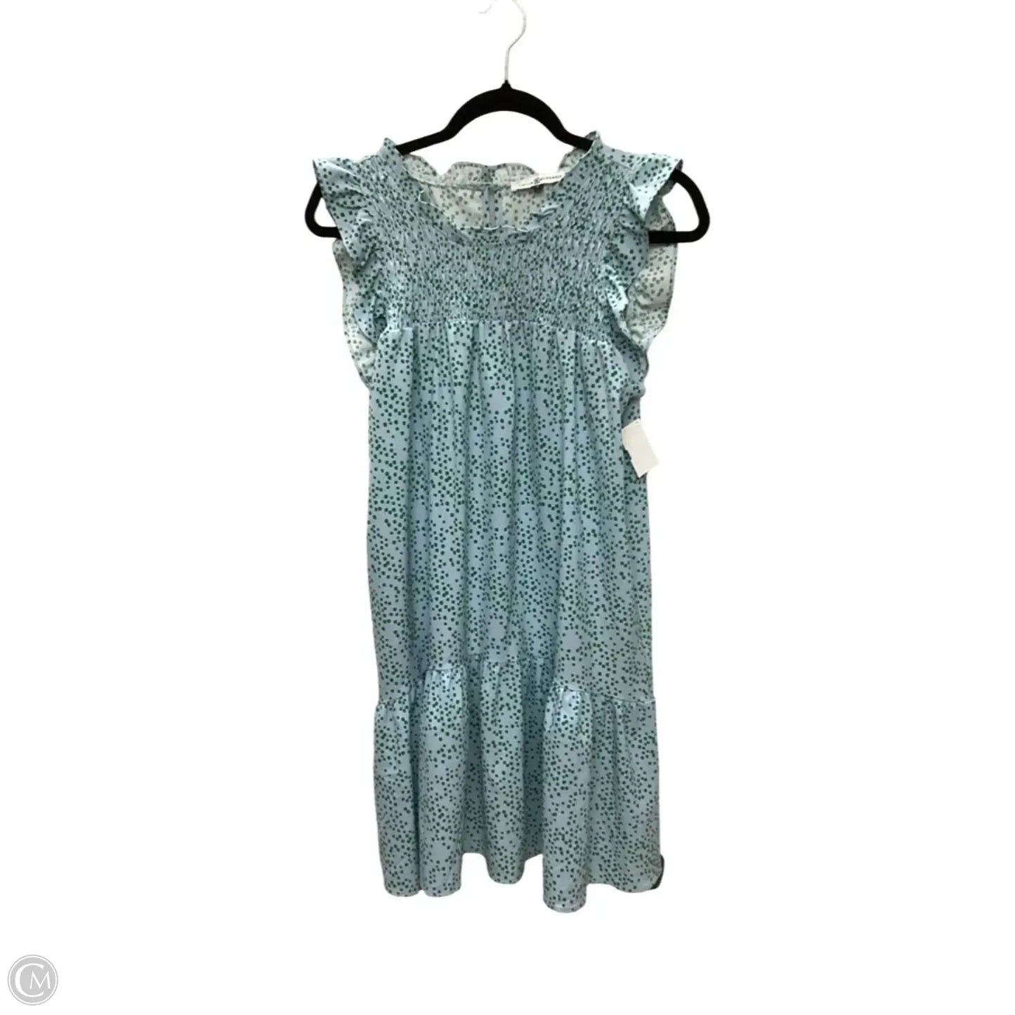 Dress Casual Short By Michelle Mcdowell In Blue & Green, Size: S