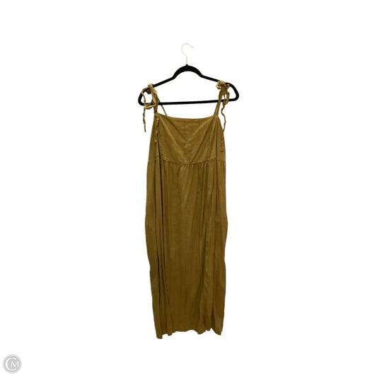 Dress Casual Maxi By Old Navy In Yellow, Size: 2x