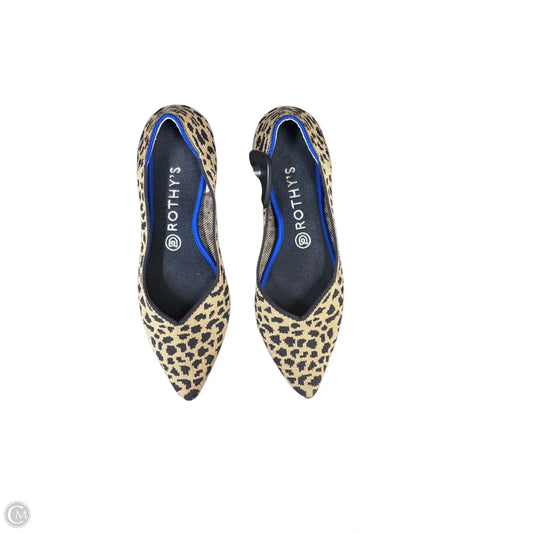 Shoes Flats By Rothys In Animal Print, Size: 9