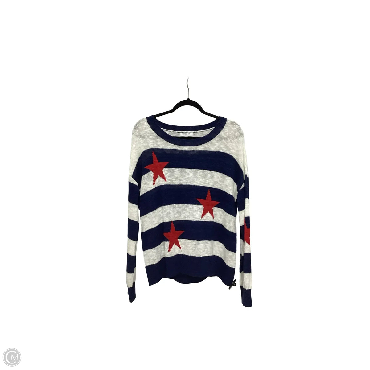 Sweater By Freshman In Striped Pattern, Size: Xl