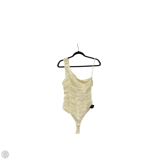 Bodysuit By Le Lis In Cream, Size: L