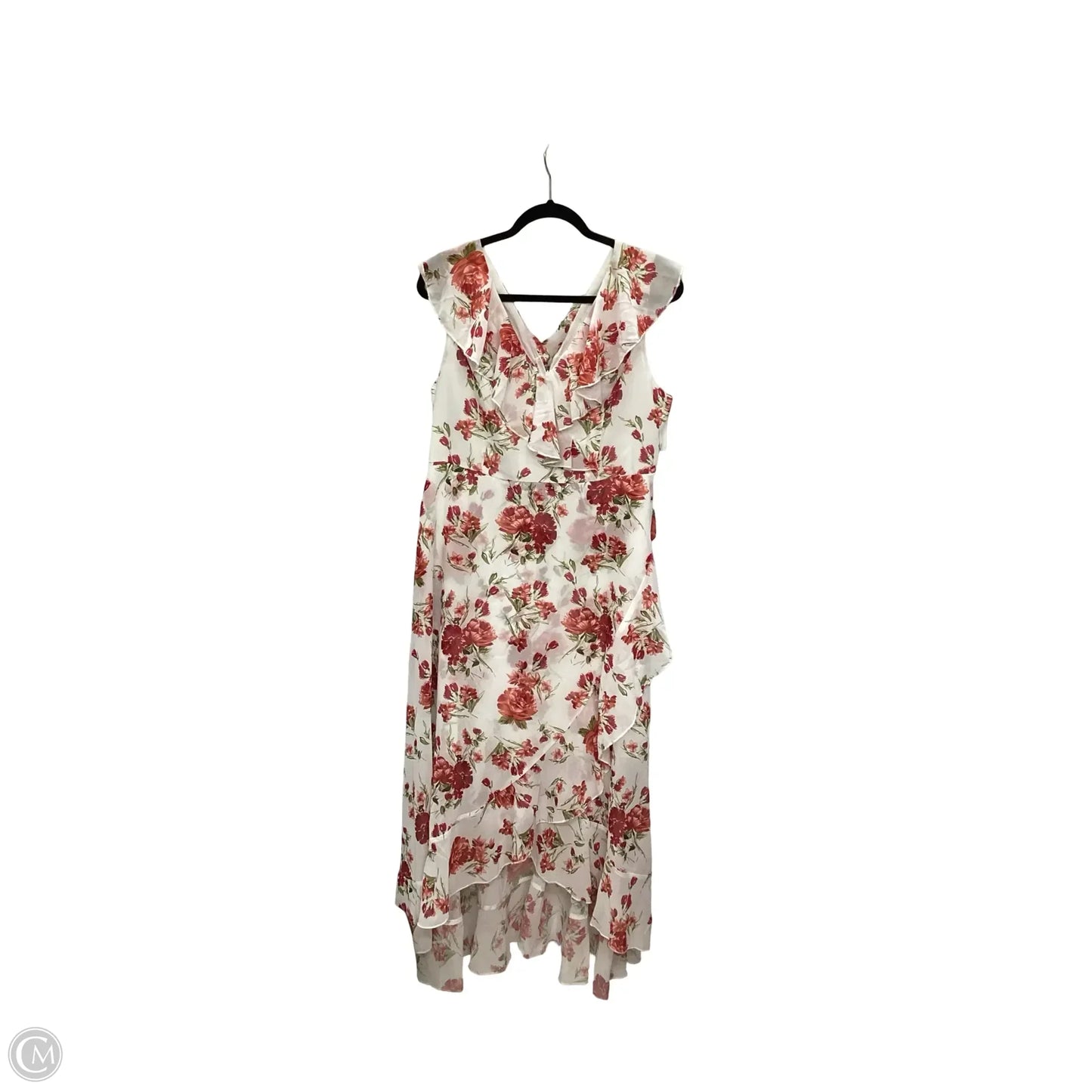 Dress Casual Midi By JJs House In Floral Print, Size: Xxl