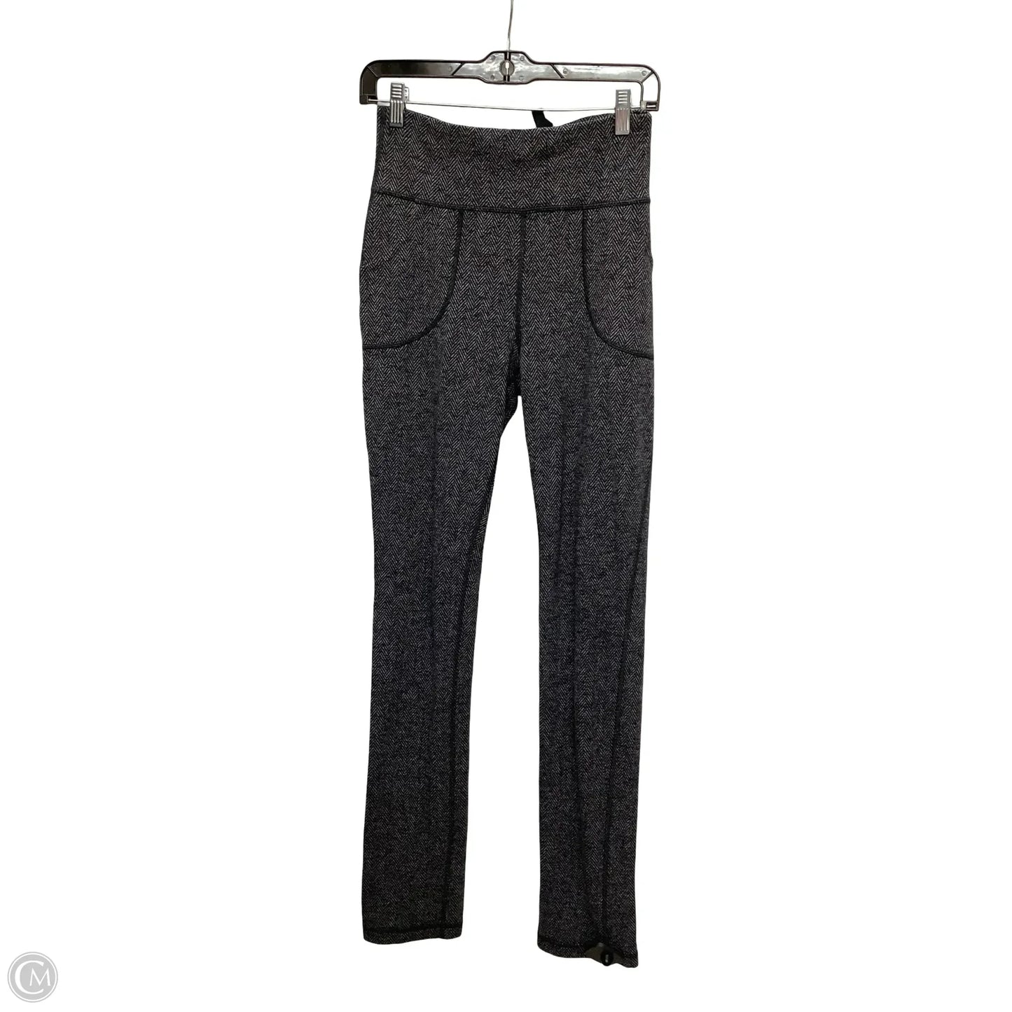 Athletic Pants By Lululemon In Chevron Pattern, Size: 10