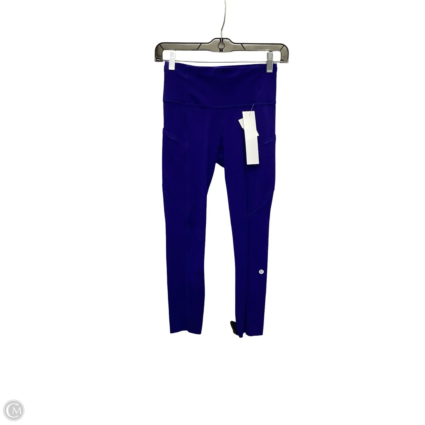 Athletic Leggings By Lululemon In Blue, Size: 4