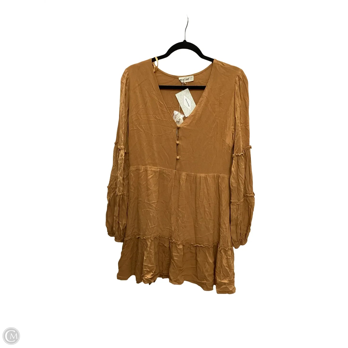 Dress Casual Short By New In In Yellow, Size: M