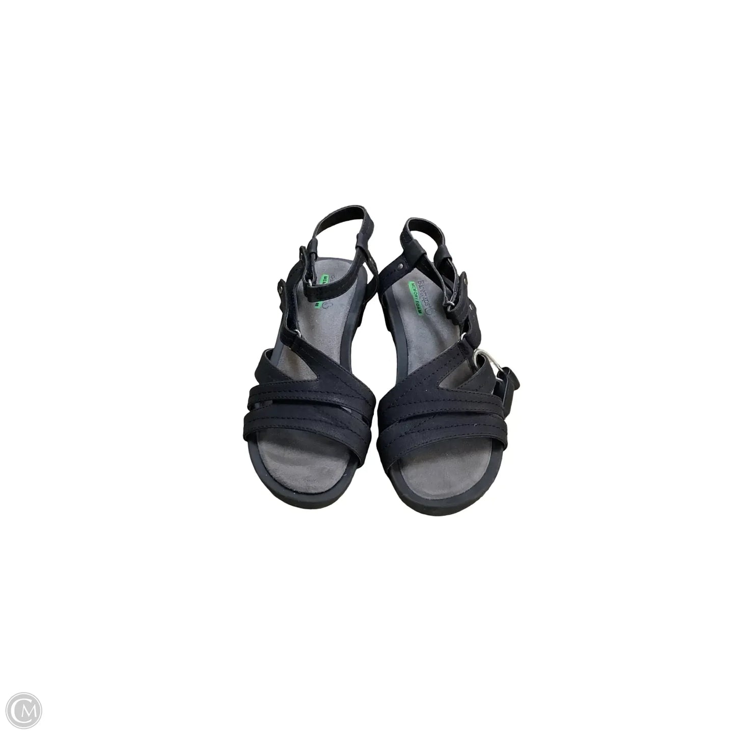 Sandals Heels Wedge By Bare Traps In Black, Size: 8