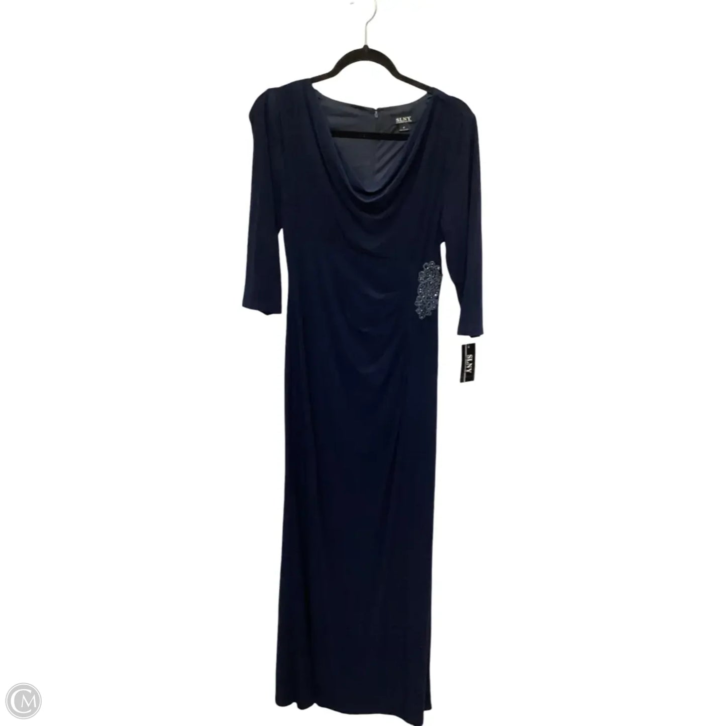 Dress Party Long By Sl Fashions In Navy, Size: M