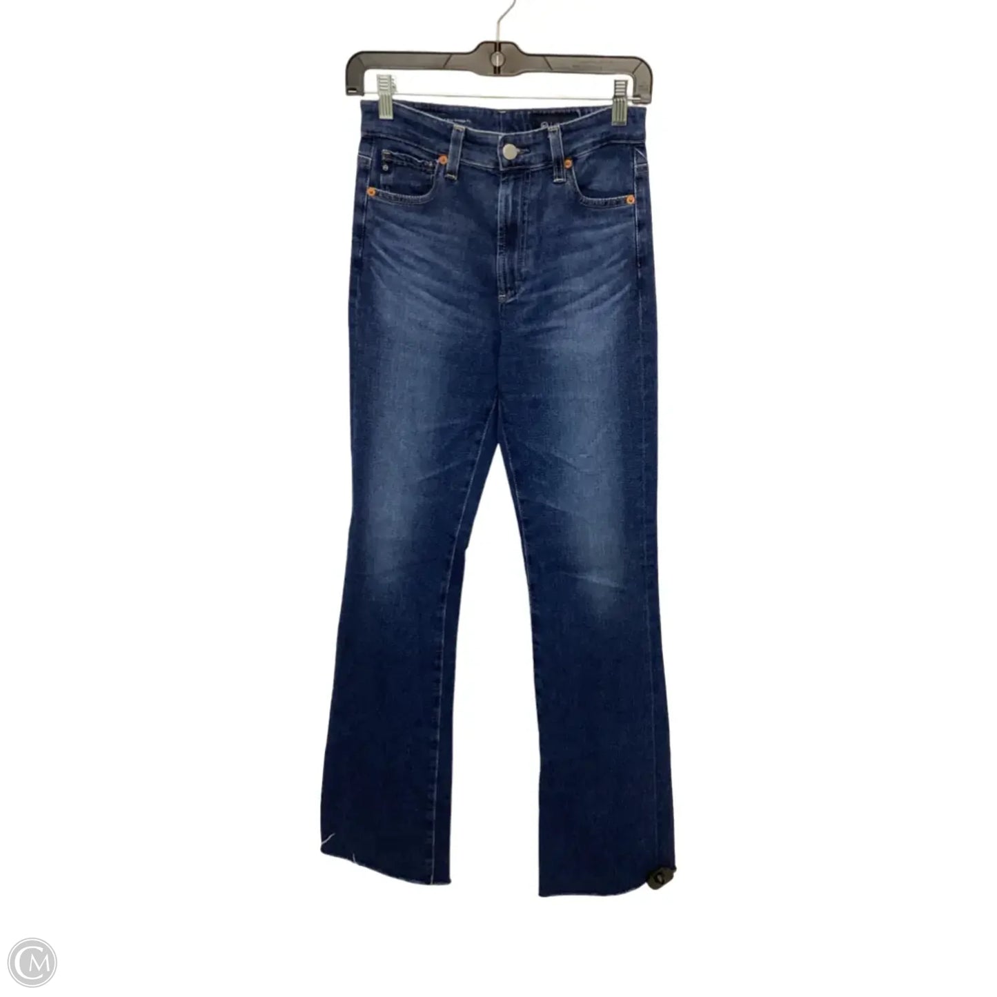 Jeans Boot Cut By Adriano Goldschmied In Blue Denim, Size: 0