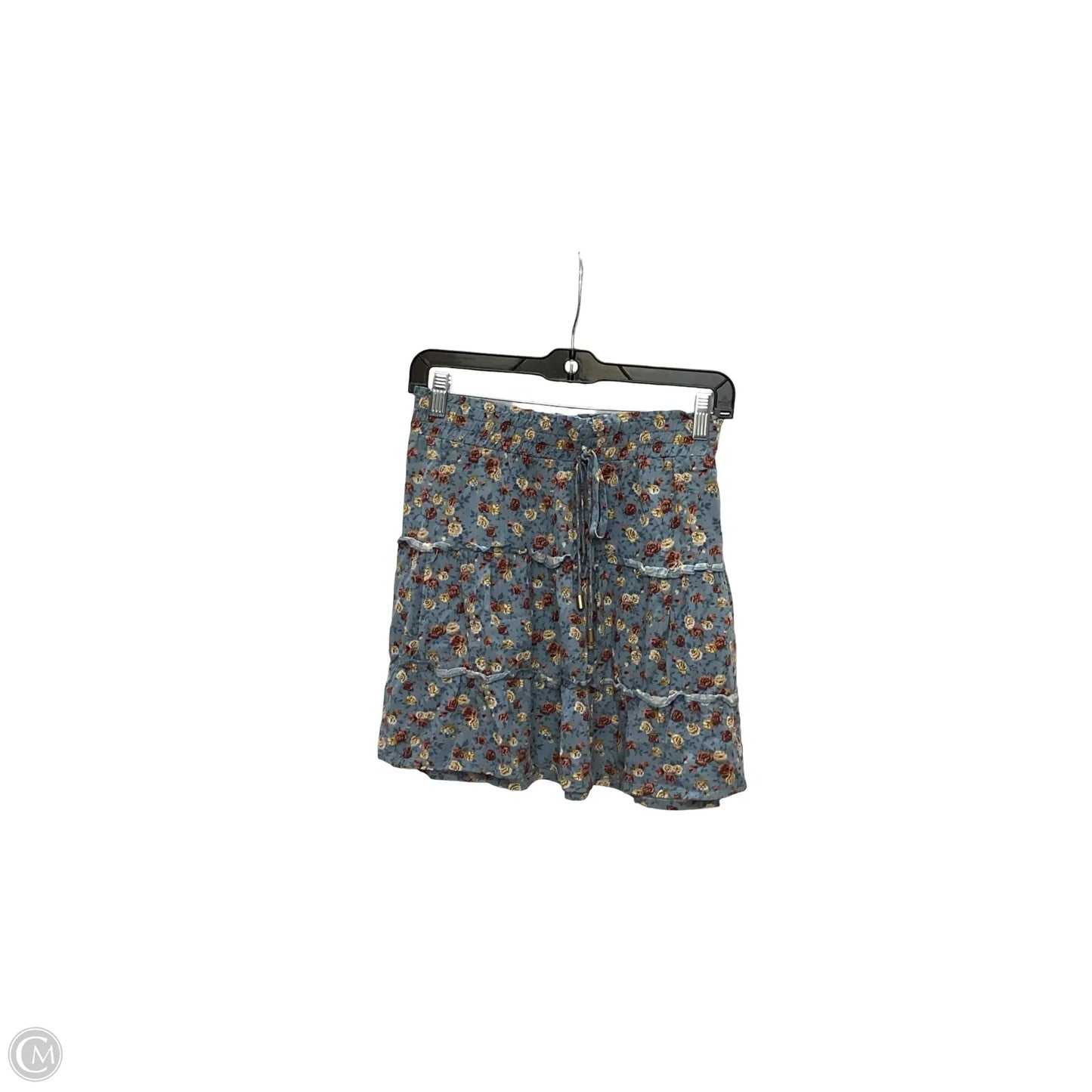 Skirt Mini & Short By Clothes Mentor In Floral Print, Size: L