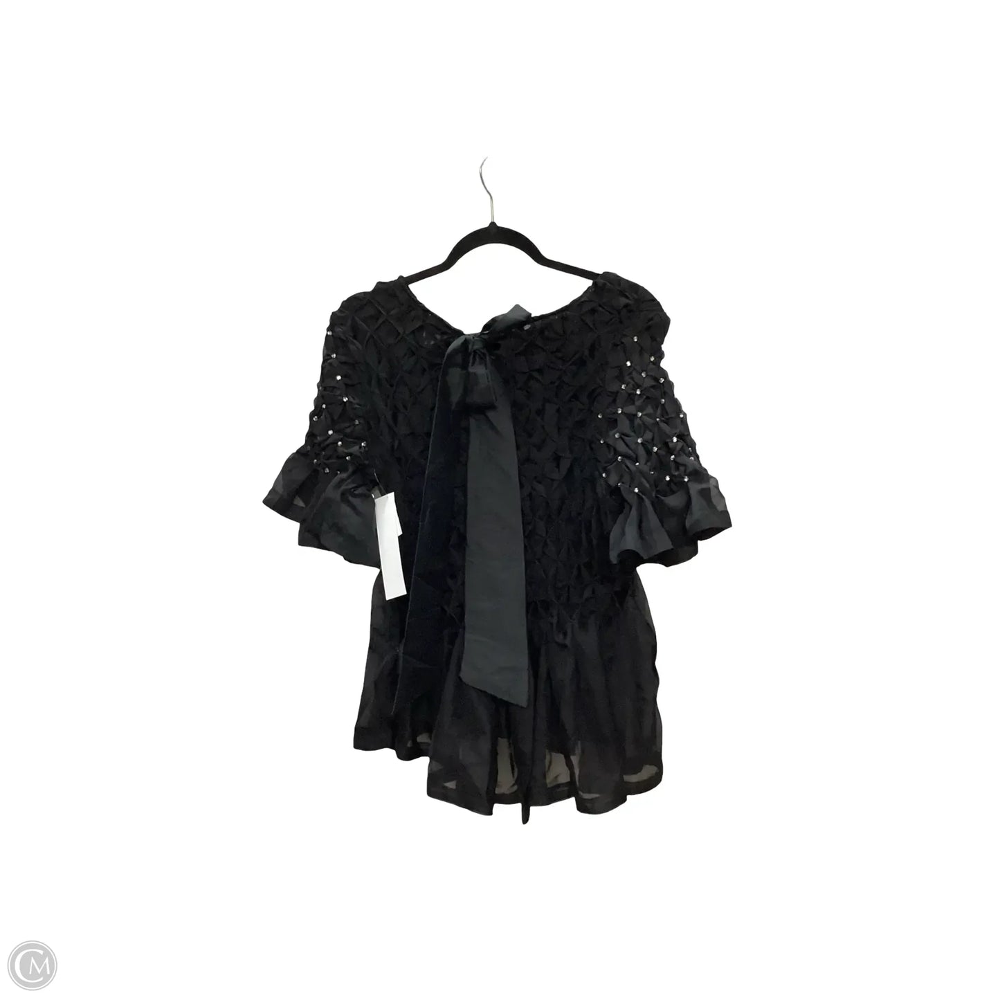 Blouse Short Sleeve By Maeve In Black, Size: Xl