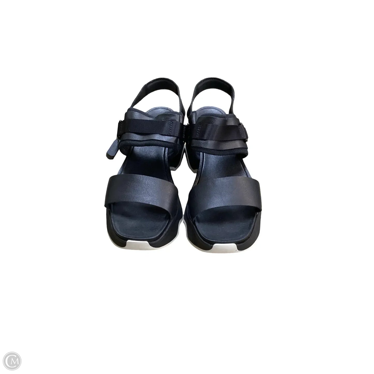 Sandals Heels Platform By Sorel In Black, Size: 10