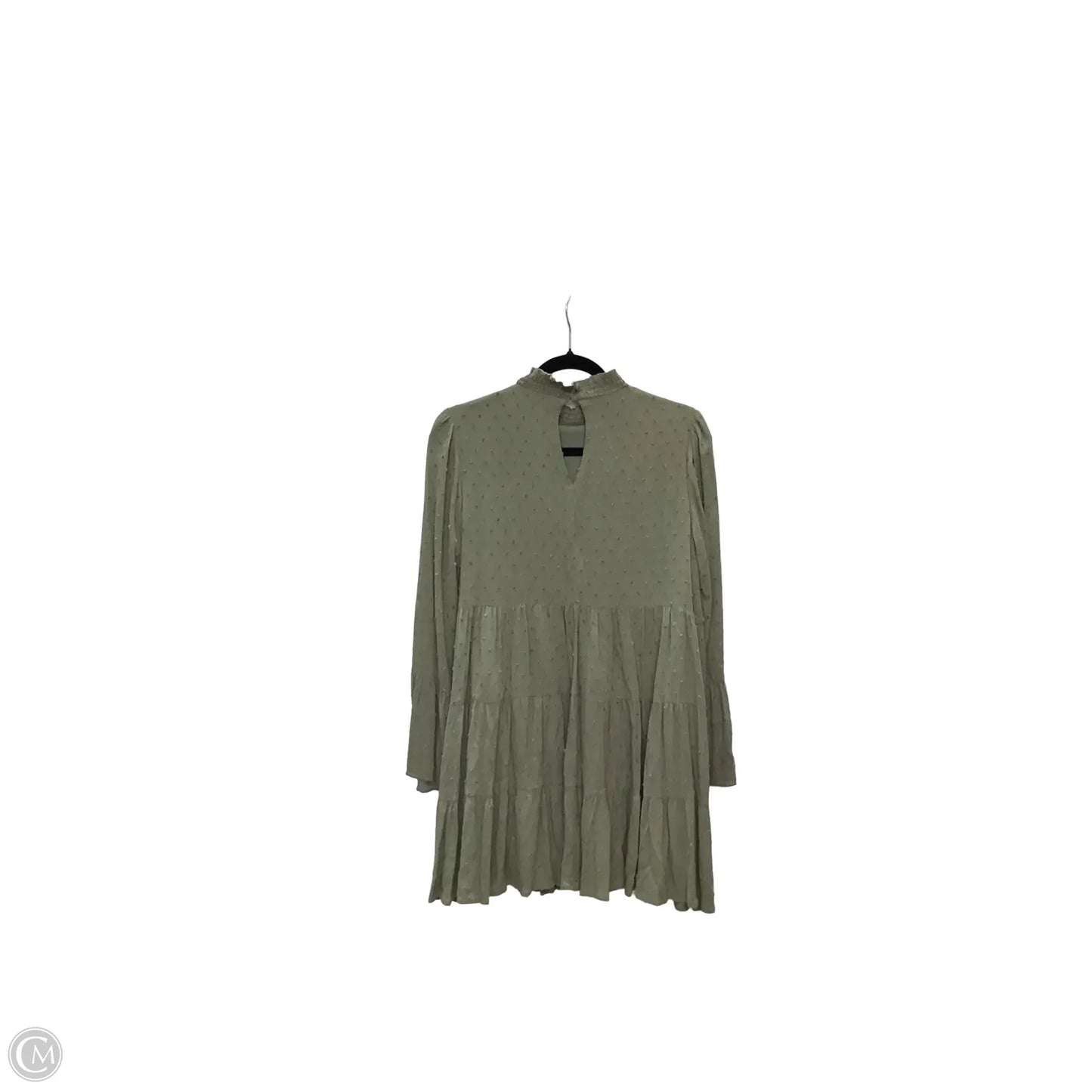 Dress Casual Short By Peach Love Cream California In Green, Size: S