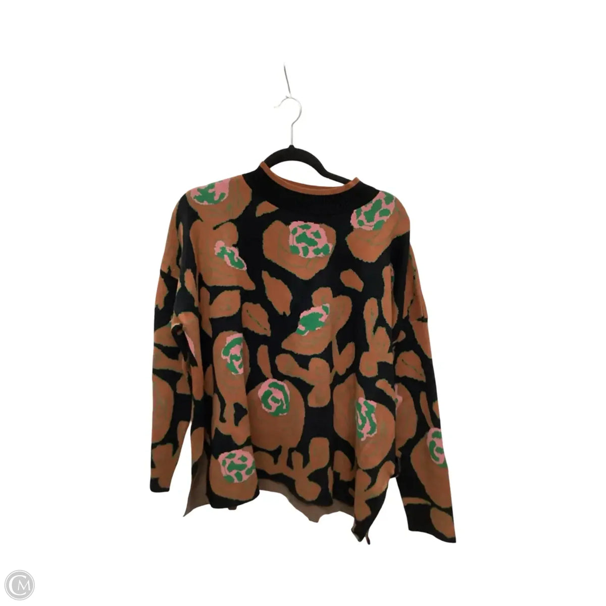 Sweater By Jodifl In Black & Brown, Size: M