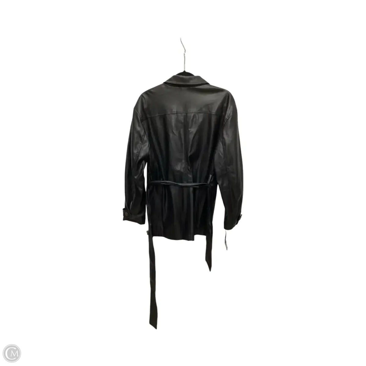 Jacket Leather By Sebby In Black, Size: M