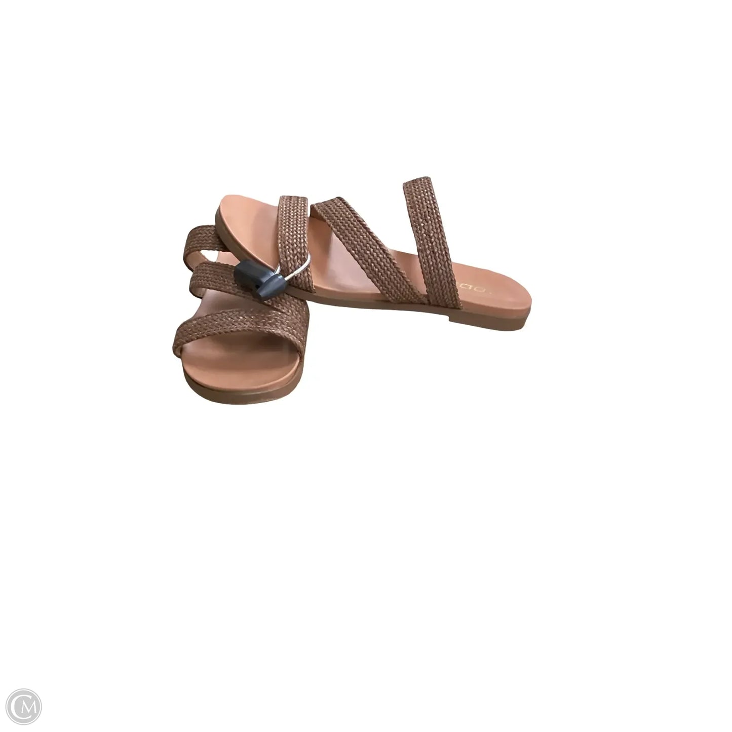 Sandals Flats By Soda In Brown, Size: 7.5