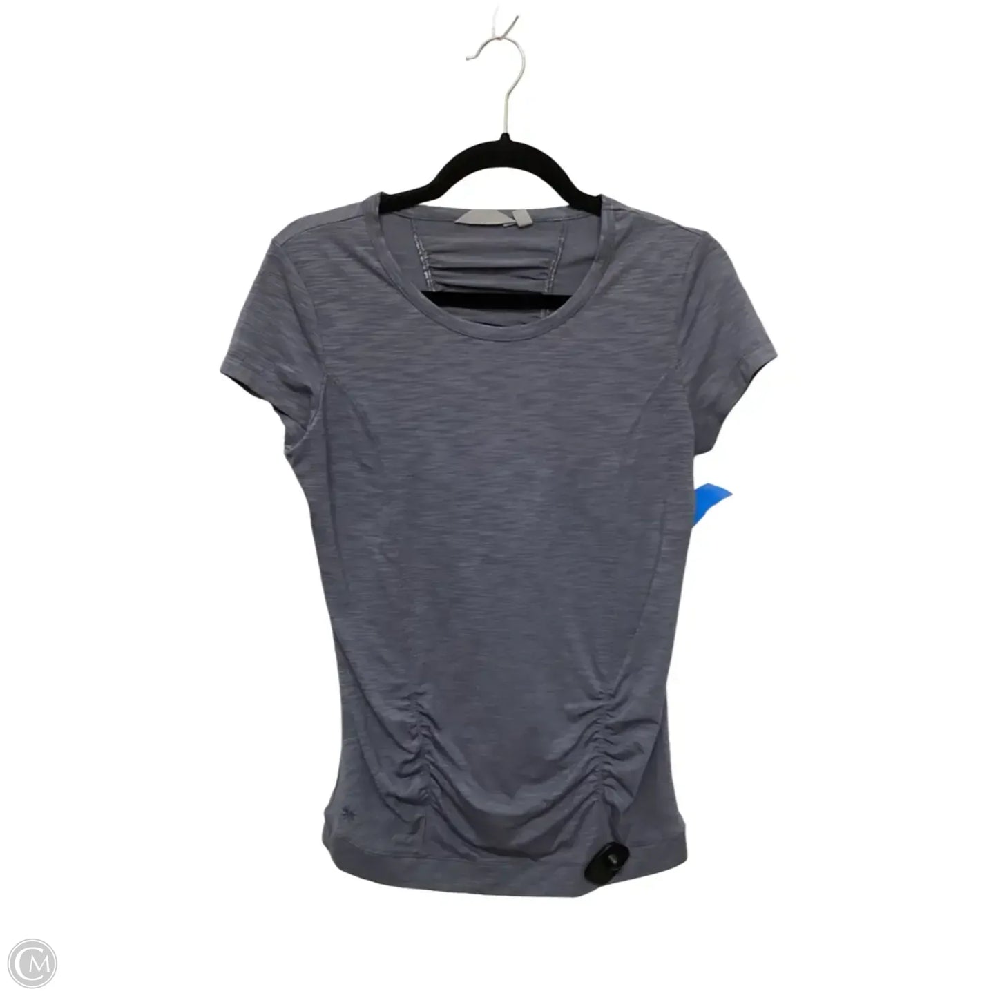 Athletic Top Short Sleeve By Athleta In Grey, Size: Xs