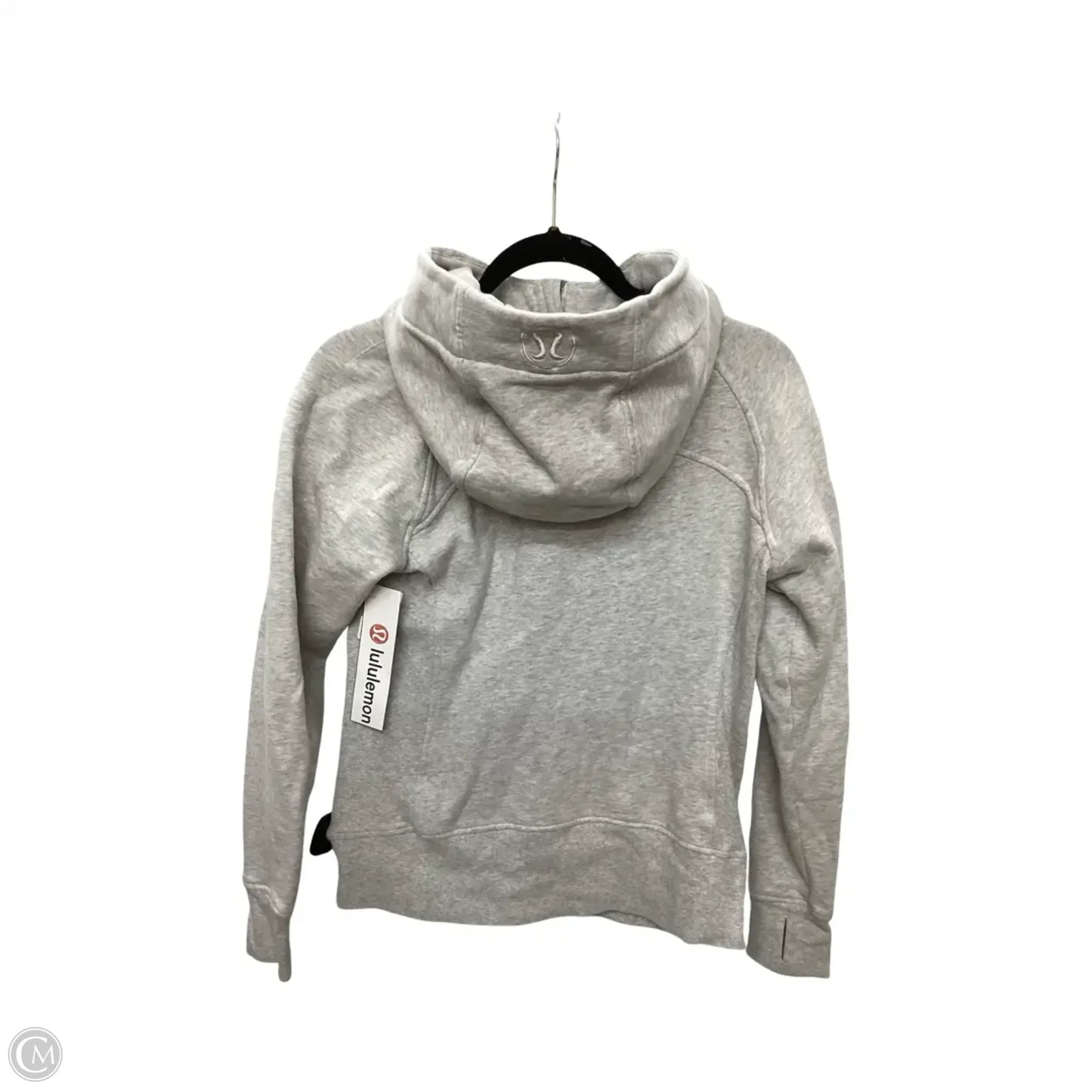Athletic Jacket By Lululemon In Grey, Size: 8