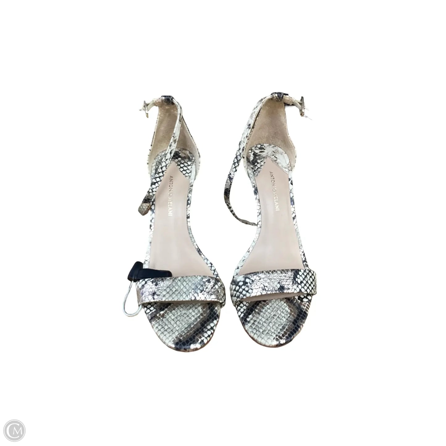 Sandals Heels Block By Antonio Melani In Animal Print, Size: 6.5