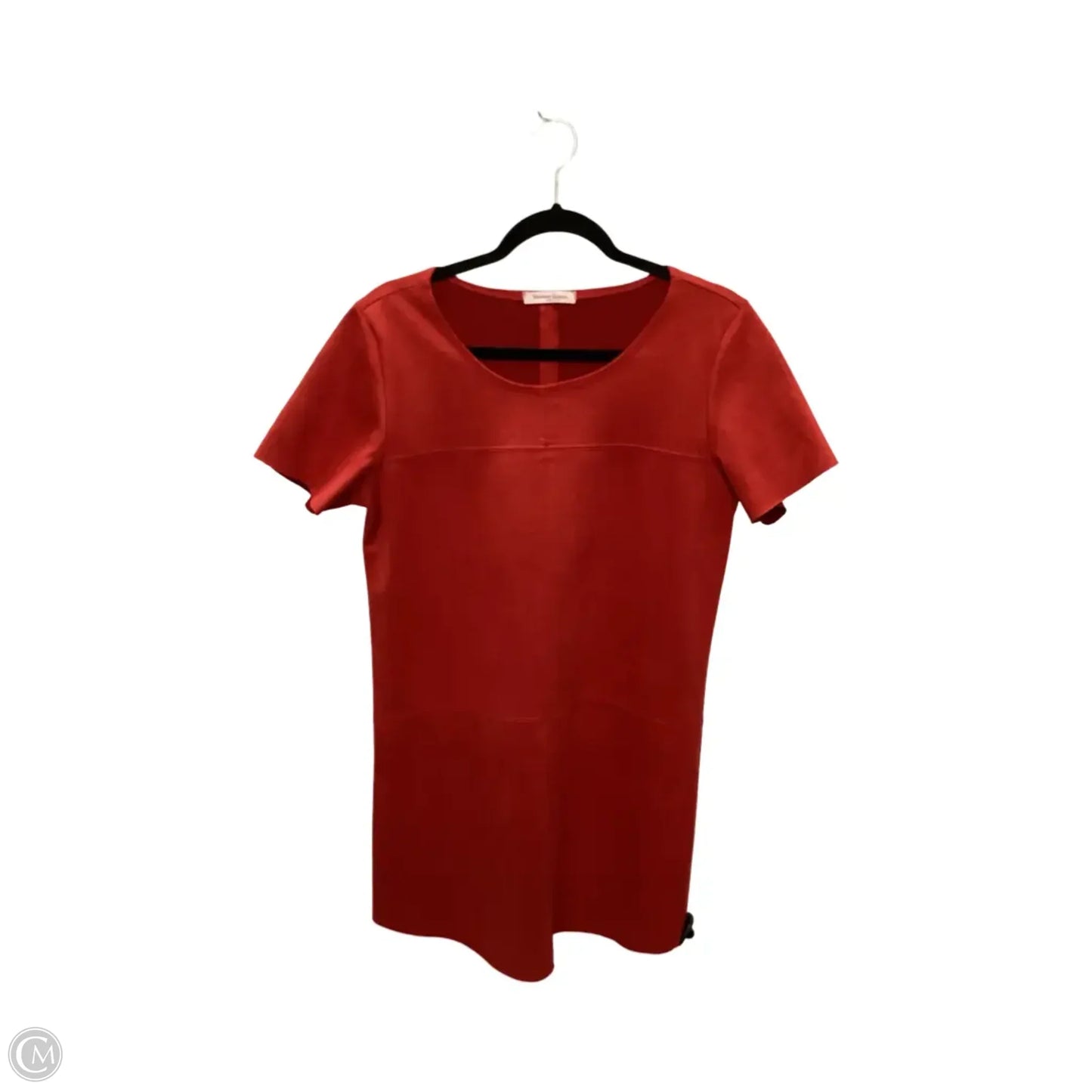 Blouse Short Sleeve By Newbury Kustom In Red, Size: L
