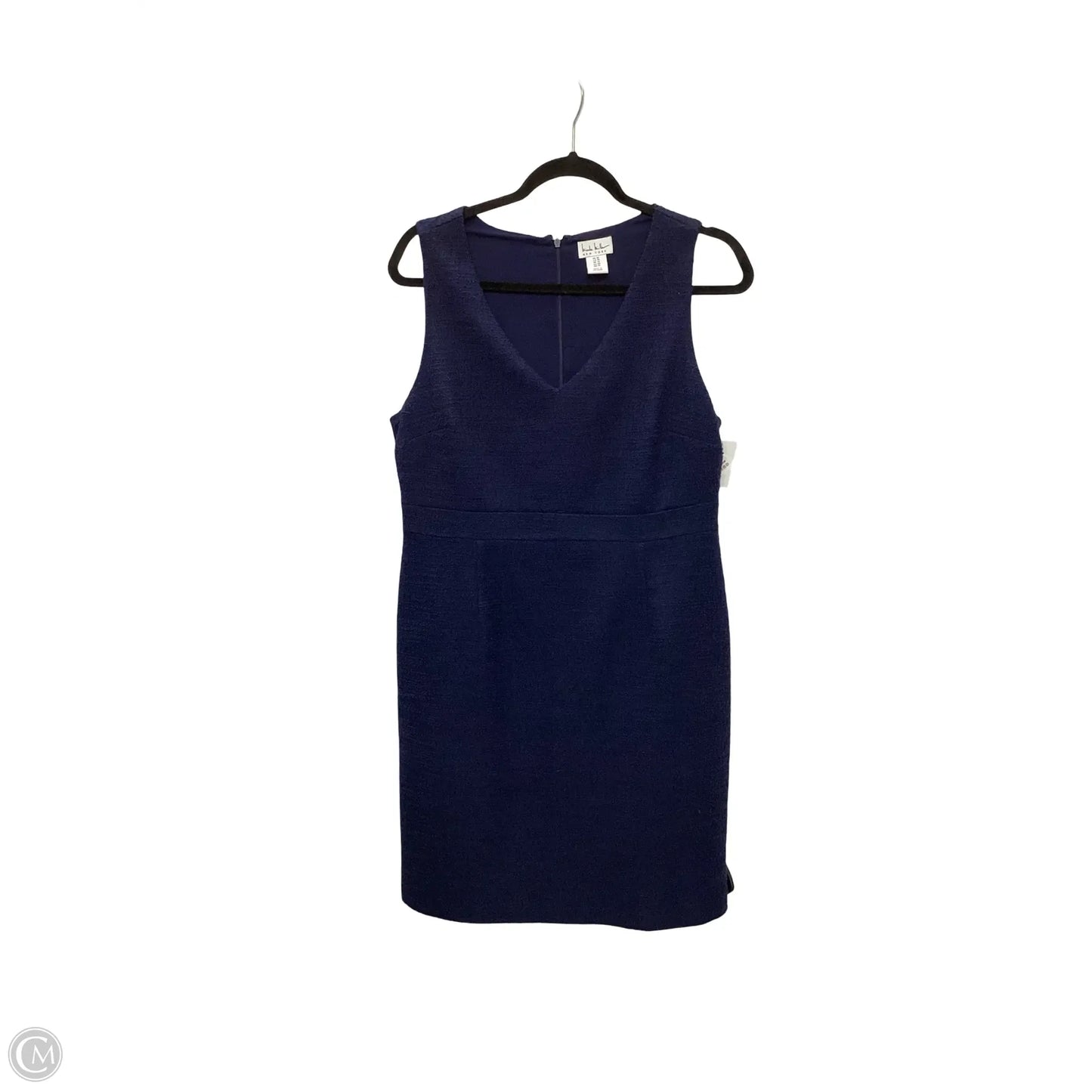 Dress Work By Nicole Miller In Navy, Size: 10