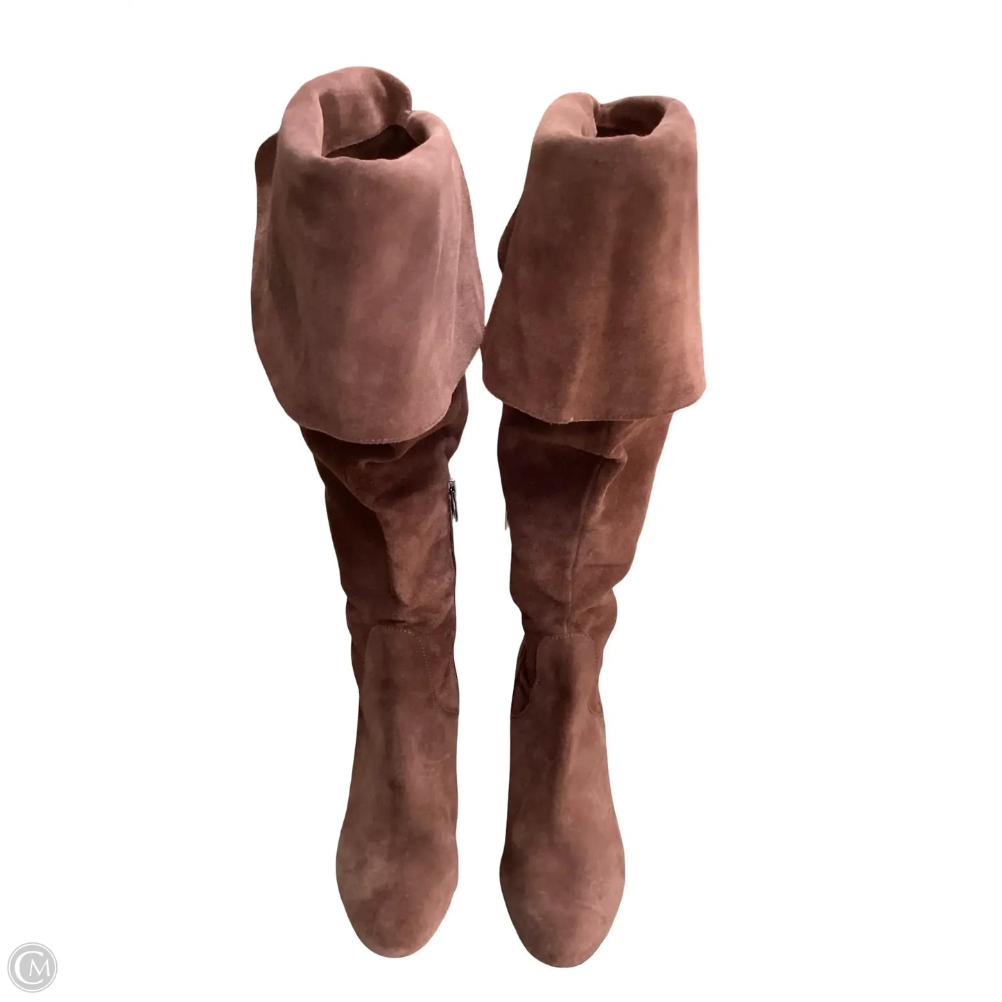 Boots Knee Heels By Vince Camuto In Brown, Size: 7