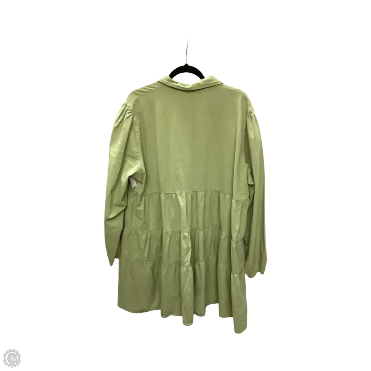 Dress Casual Short By Clothes Mentor In Green, Size: 2x