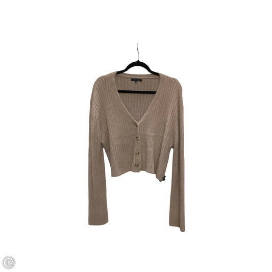 Cardigan By Love Tree In Beige, Size: M
