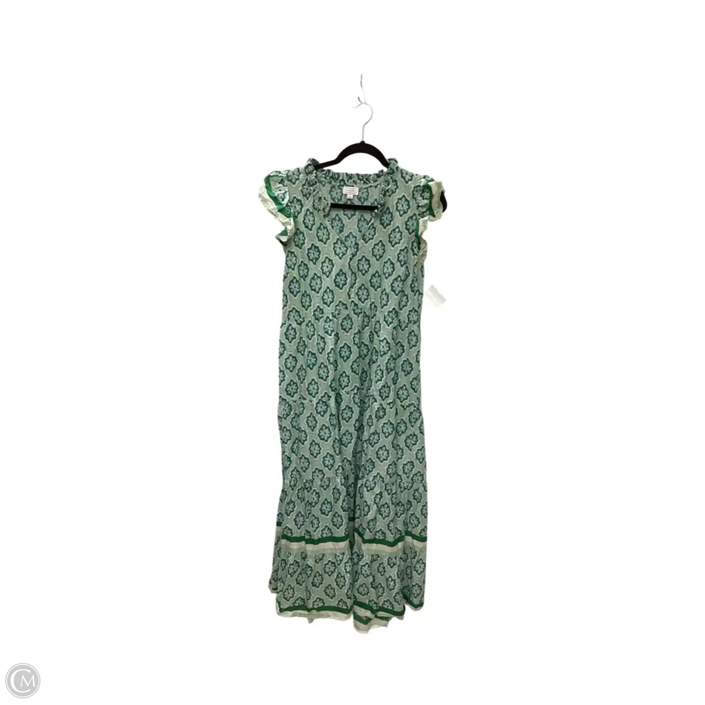 Dress Casual Midi By Mudpie In Green, Size: L