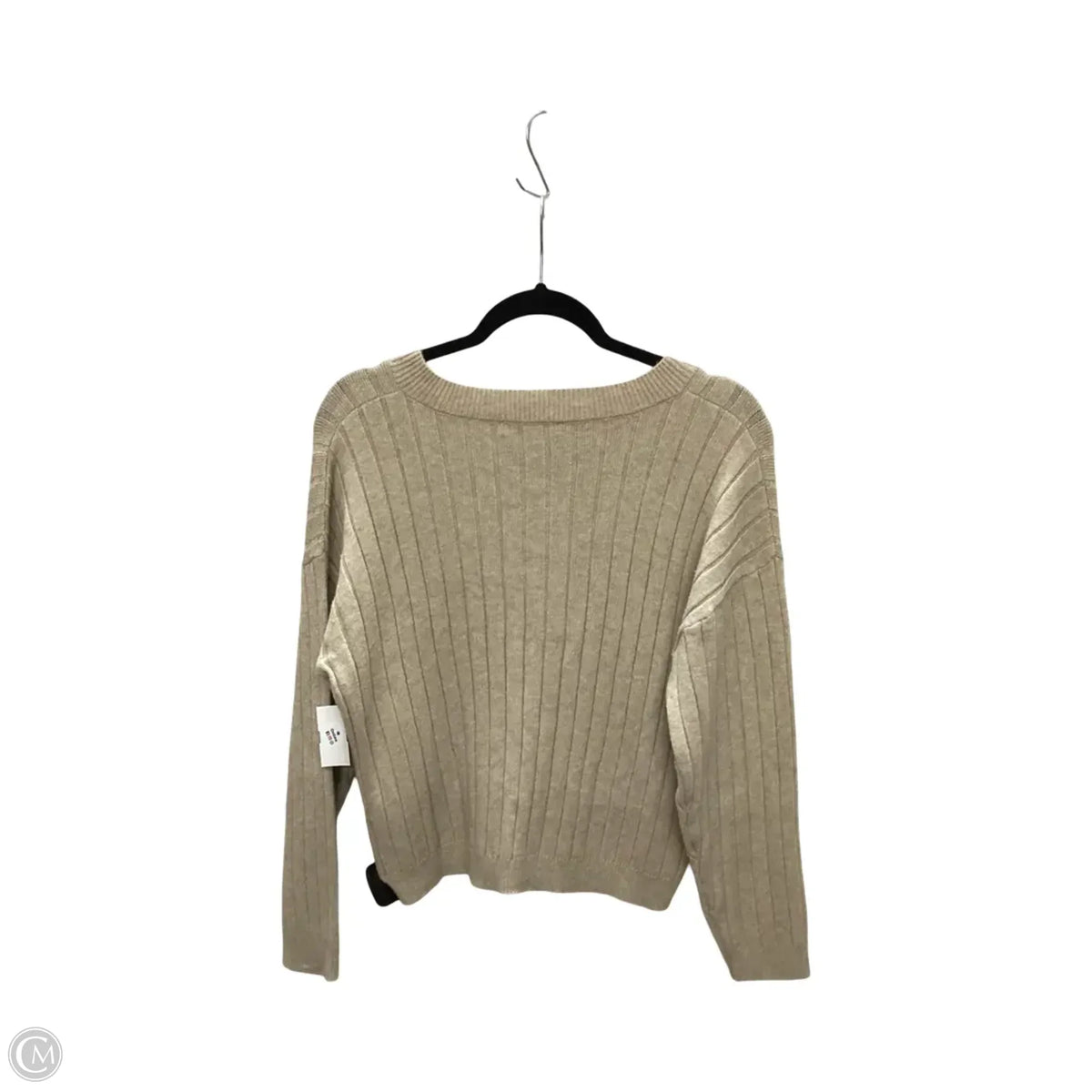 Sweater By Vigoss In Tan, Size: L