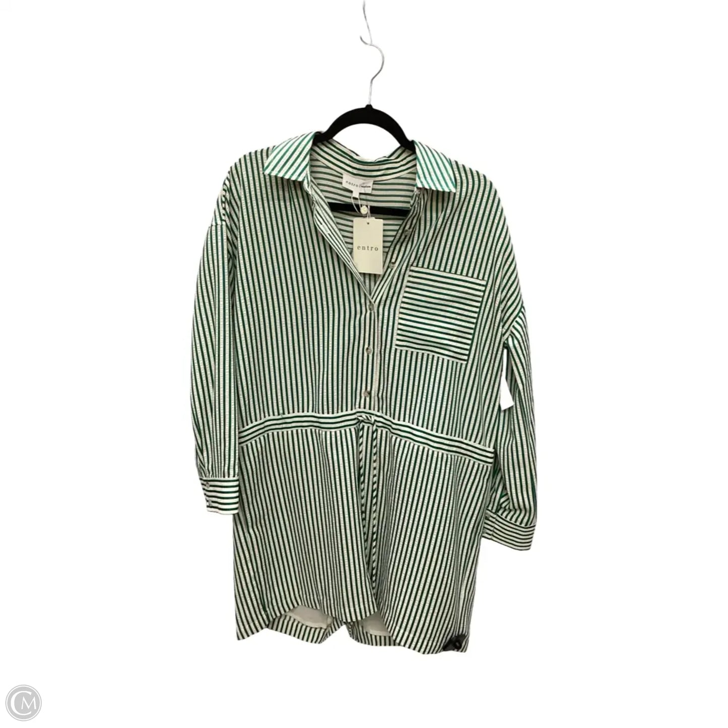 Romper By Entro In Striped Pattern, Size: M