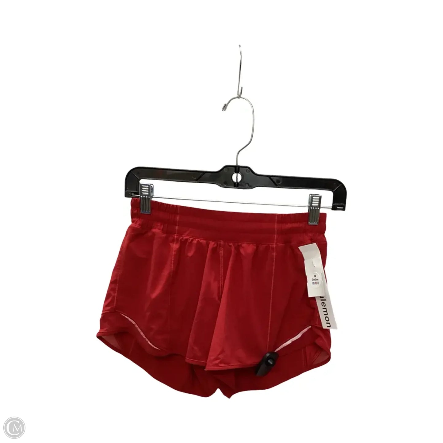 Athletic Shorts By Lululemon In Red, Size: 4l