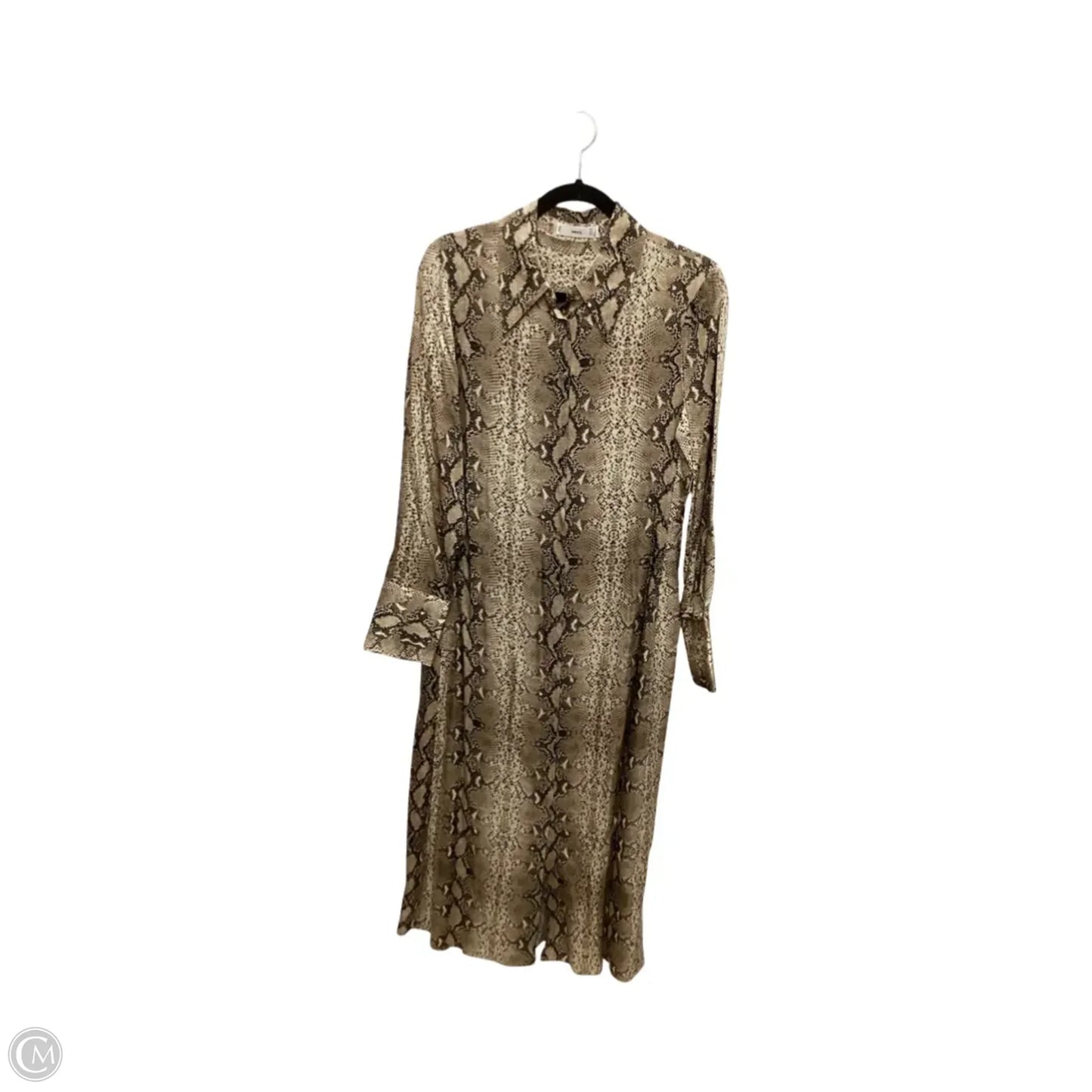 Dress Casual Maxi By Mng In Animal Print, Size: M