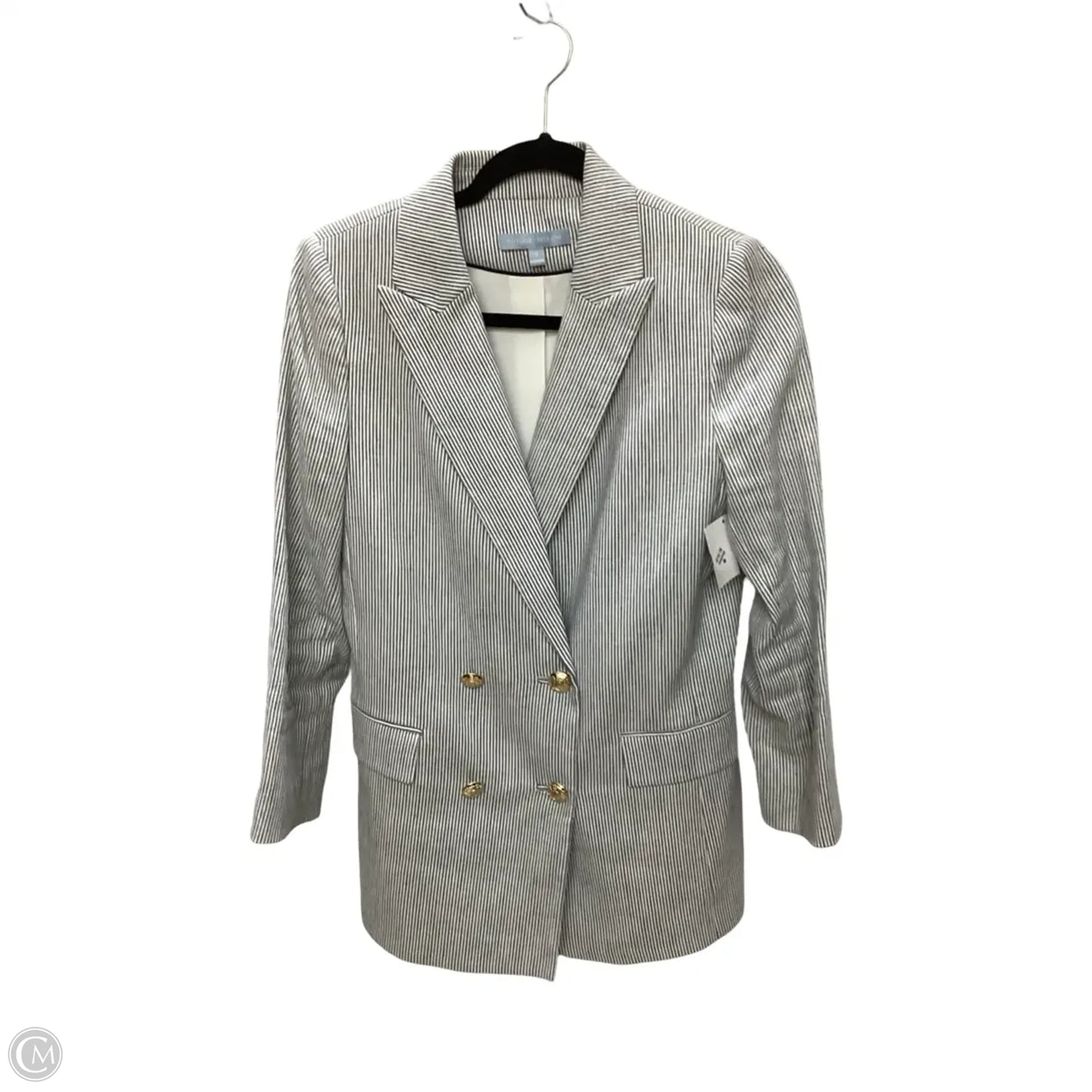 Blazer By Antonio Melani In Striped Pattern, Size: M