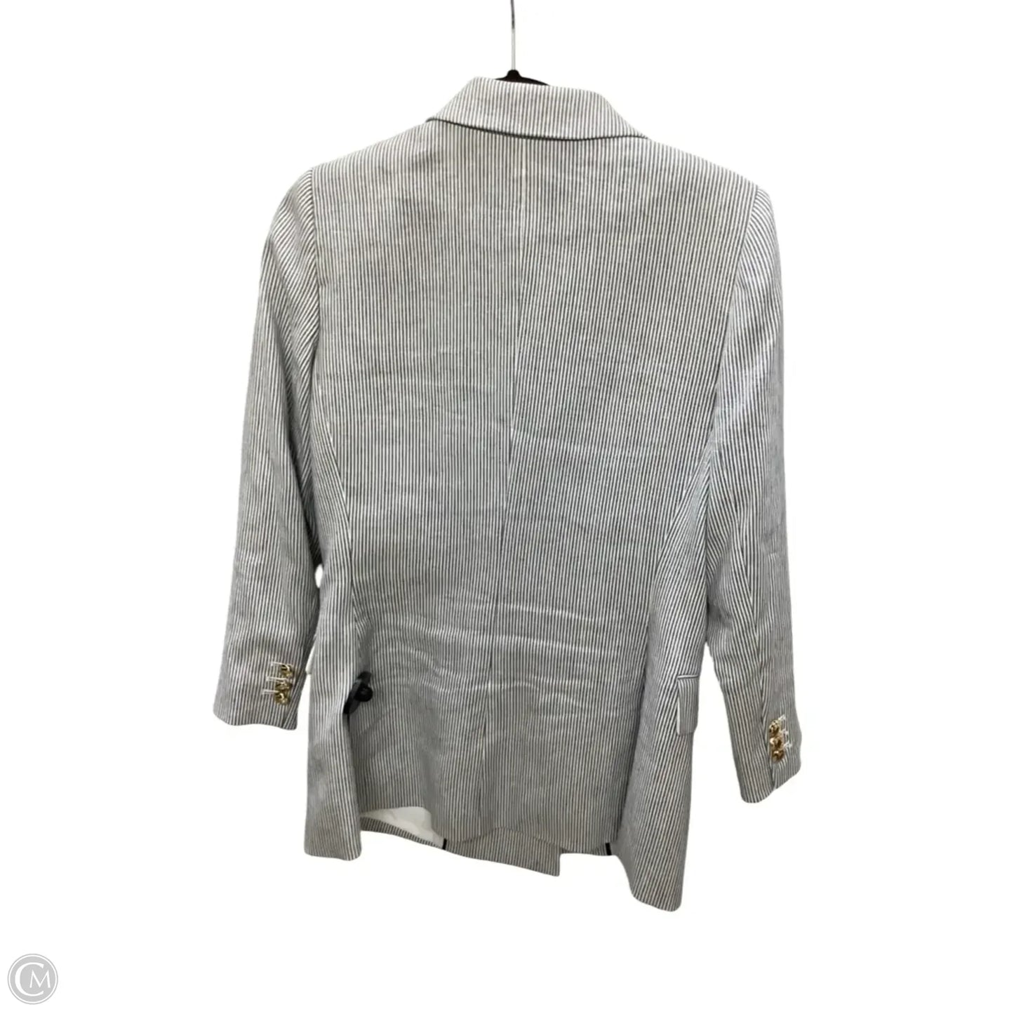 Blazer By Antonio Melani In Striped Pattern, Size: M