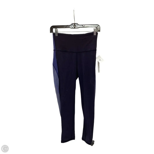 Athletic Leggings By Lululemon In Blue, Size: 8