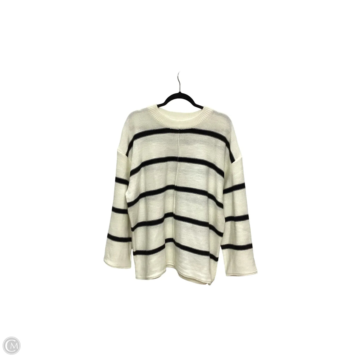 Sweater By Andree By Unit In Striped Pattern, Size: 2x