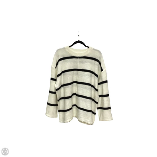 Sweater By Andree By Unit In Striped Pattern, Size: 2x