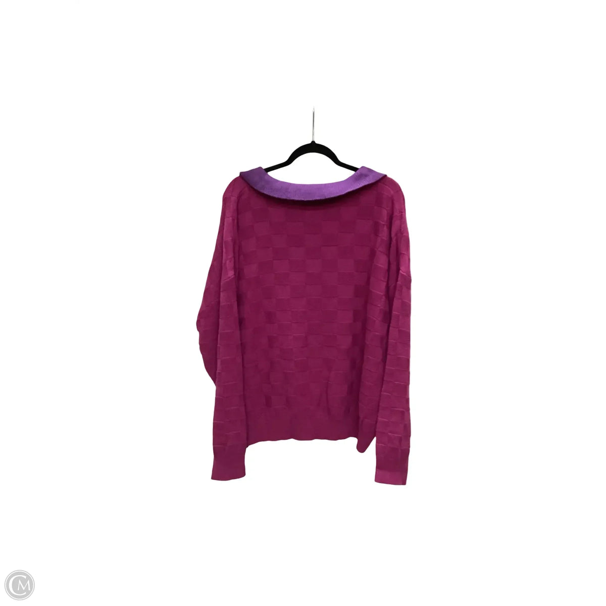 Sweater By Oddi In Purple, Size: 2x