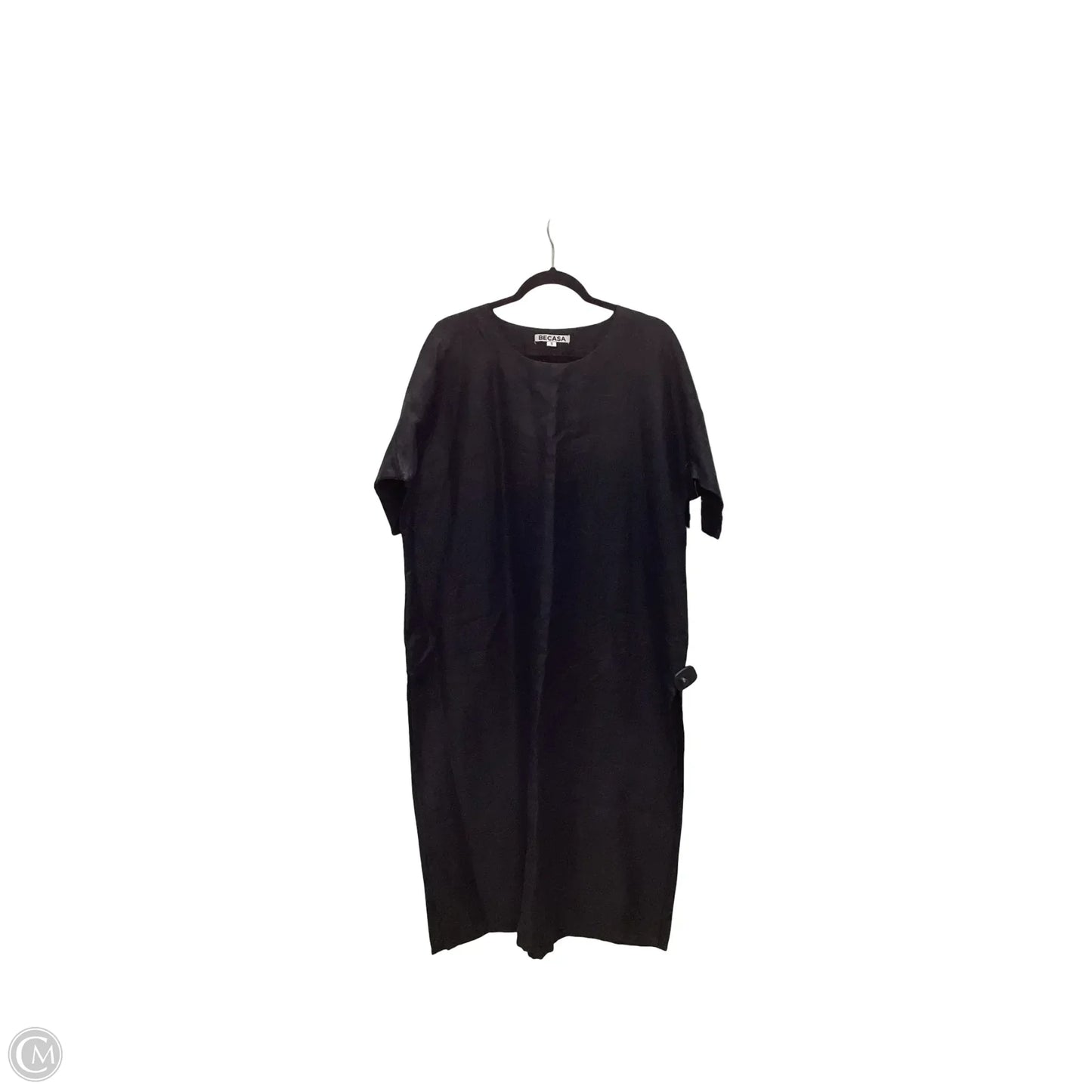 Dress Casual Maxi By Becasa In Black, Size: S