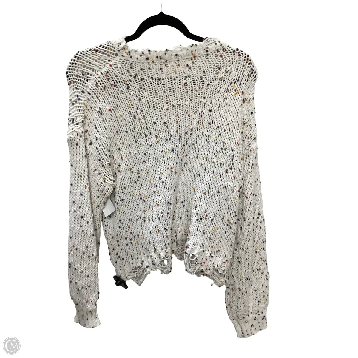 Sweater By Clothes Mentor In White, Size: S