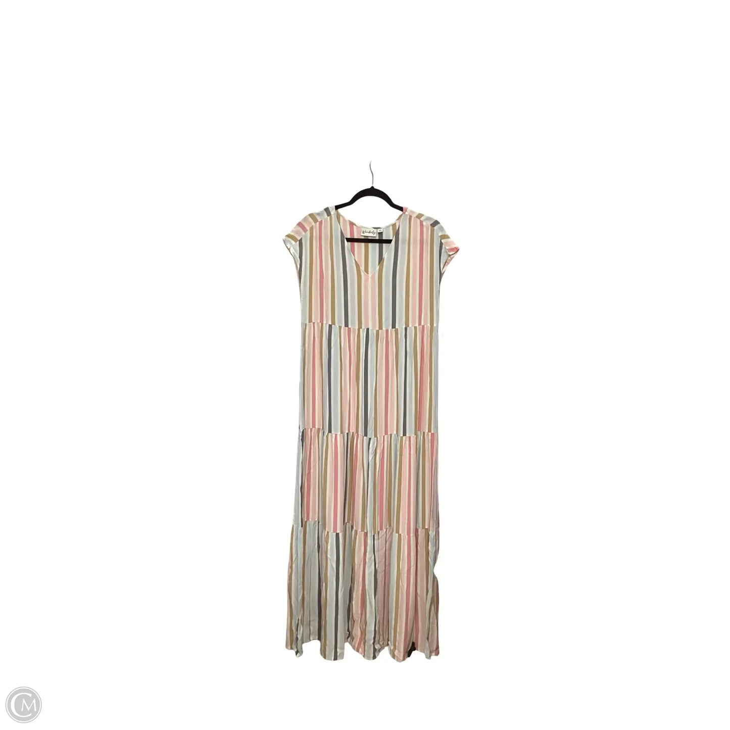 Dress Casual Maxi By Wonderly In Striped Pattern, Size: S