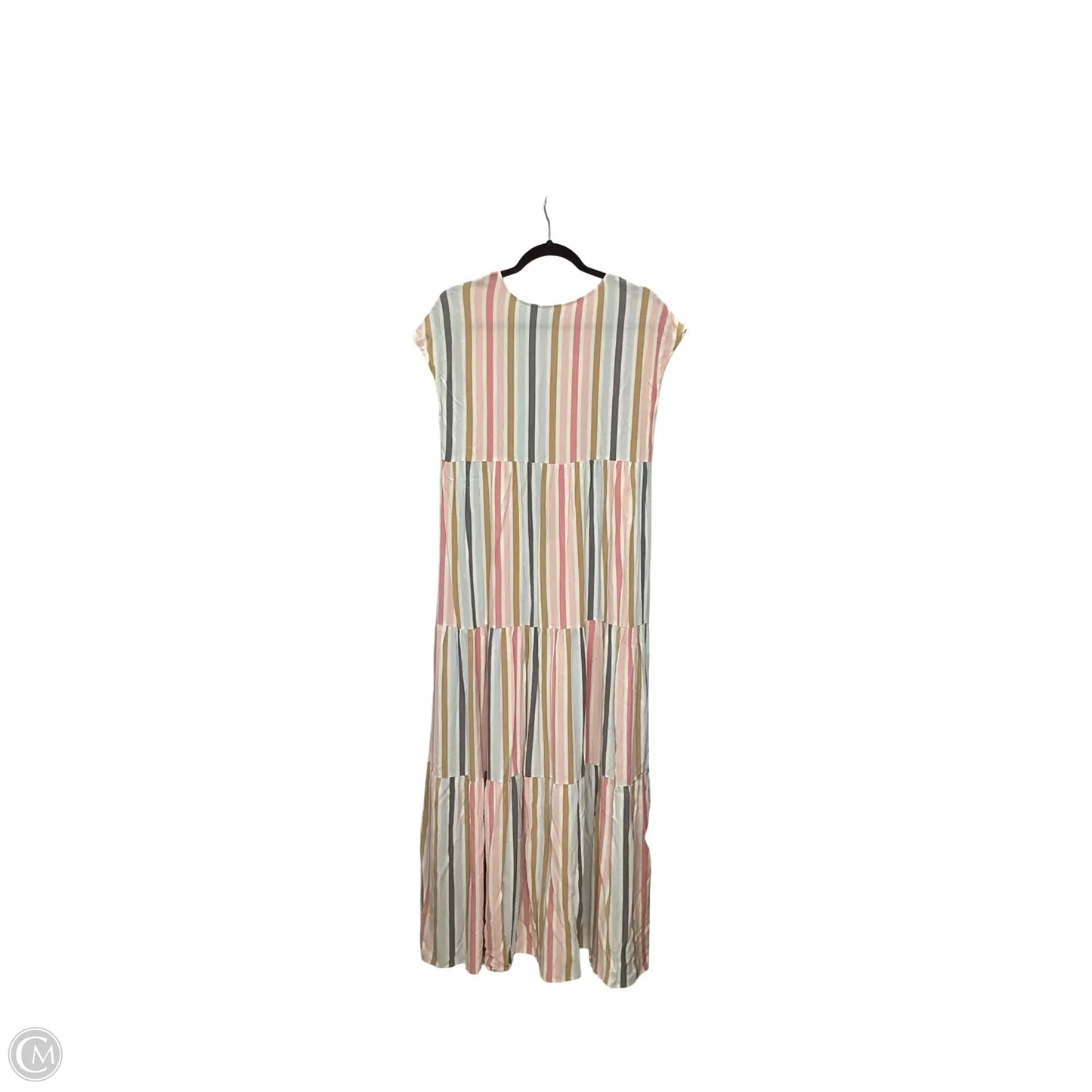 Dress Casual Maxi By Wonderly In Striped Pattern, Size: S