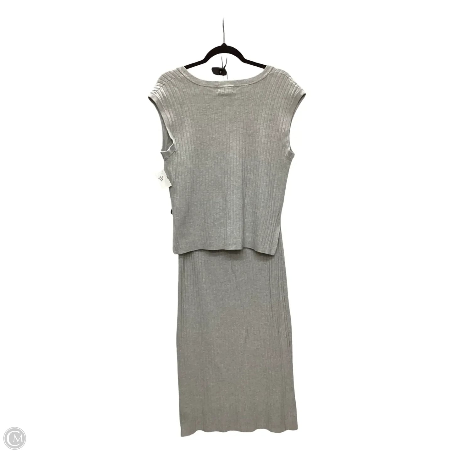 Skirt Set 2pc By Marled In Grey, Size: M