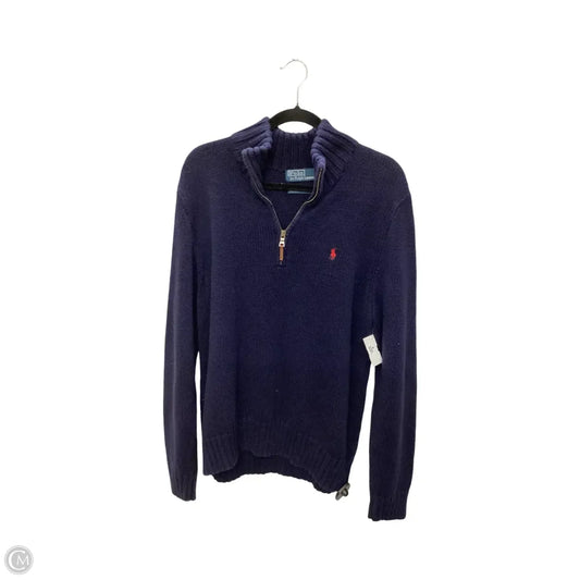 Sweater By Polo Ralph Lauren In Navy, Size: L