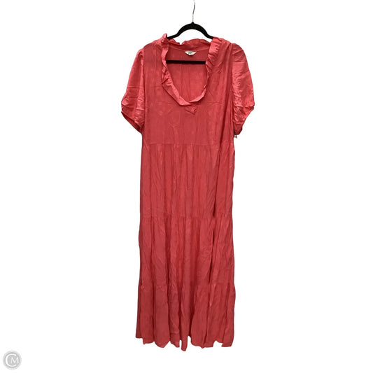 Dress Casual Maxi By Crown And Ivy In Pink, Size: 4x